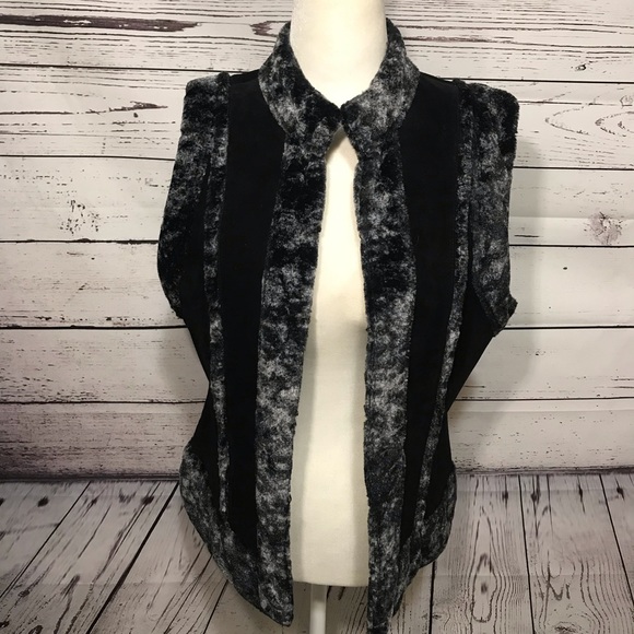 Dress Barn leather vest - Picture 1 of 8